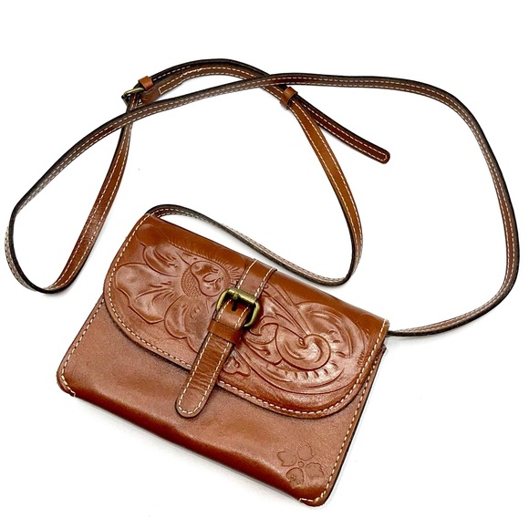 Patricia Nash Leather Crossbody Bag - Picture 1 of 11